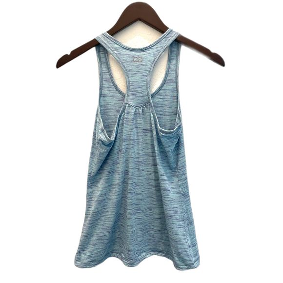 Calia by Carrie Underwood Women's Soft Racerback Blue Marbled Tank Top Size XS - Picture 1 of 5